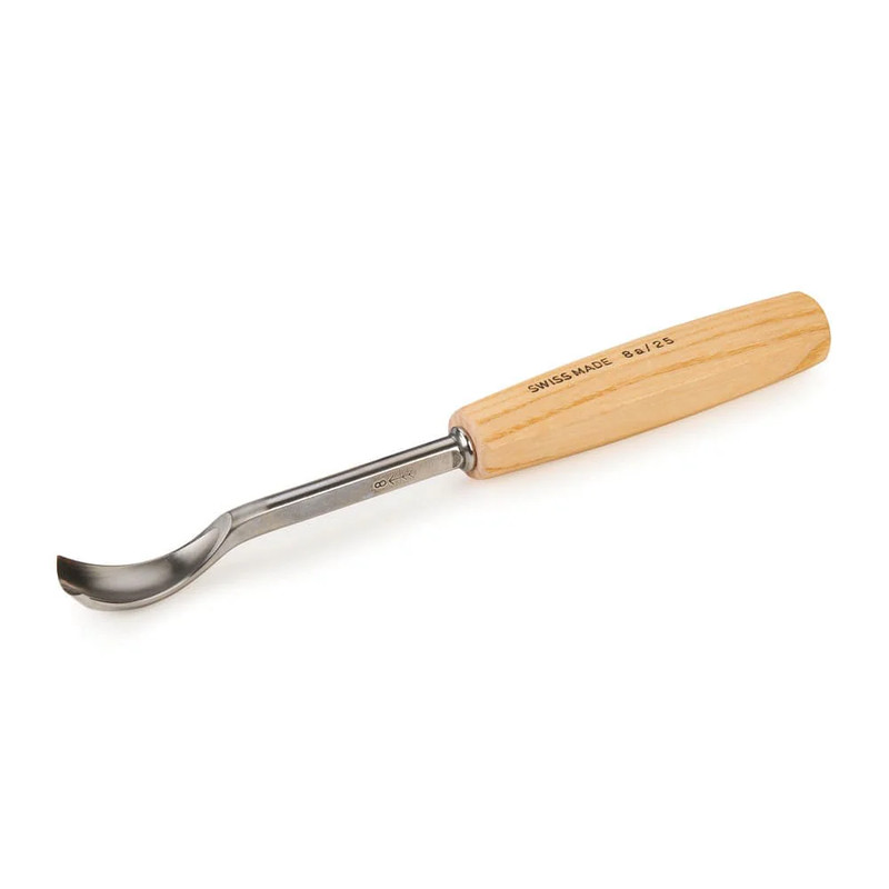 Spoon Gouge - Types:Full Size - Sweep:Number 8 - Size:25 mm